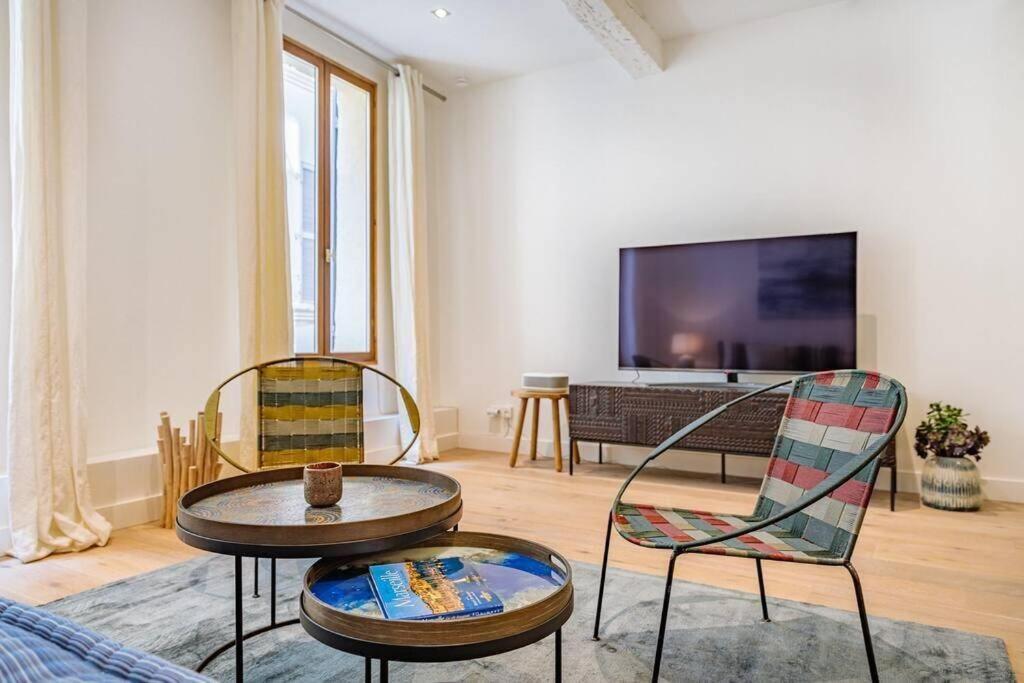 מרסיי Appartement 5*, Climatise, Avec Terrasse Au Quartier Le Panier מראה חיצוני תמונה